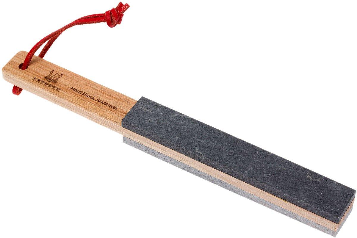 Arkansas axe sharpening stone, Soft/Hard Black Arkansas