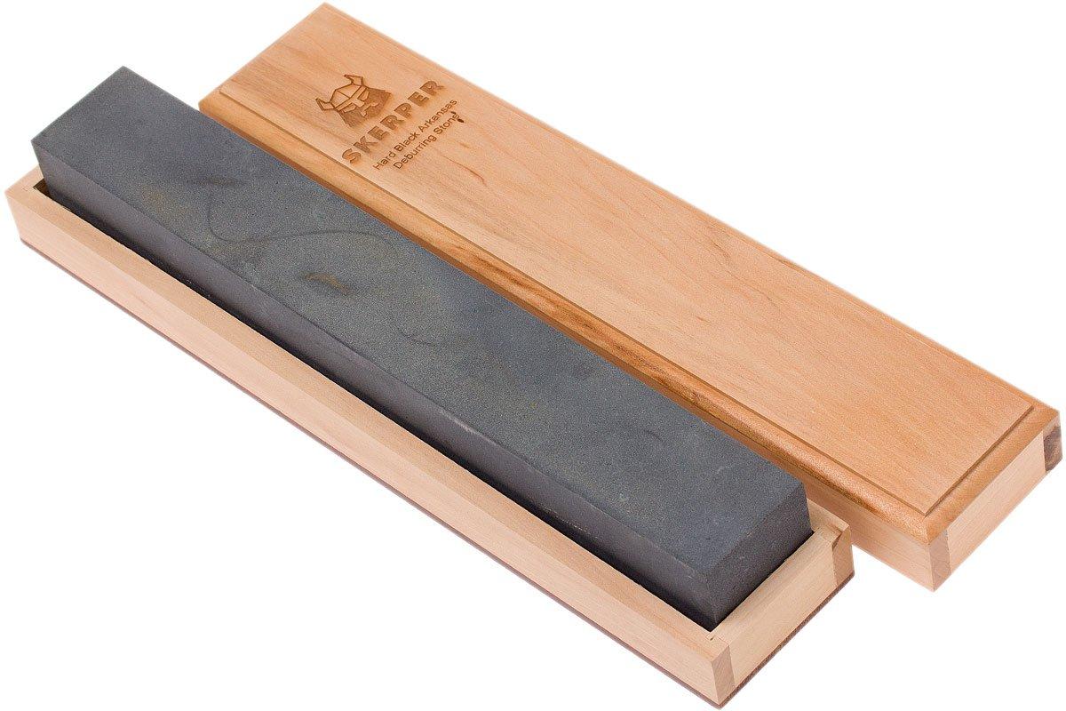 Skerper Arkansas Deburring Stone NASP01, Hard Black Arkansas