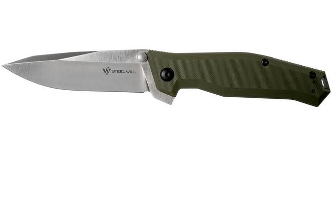 Image for Steel Will Apostate 1152 OD Green, Satin pocket knife
