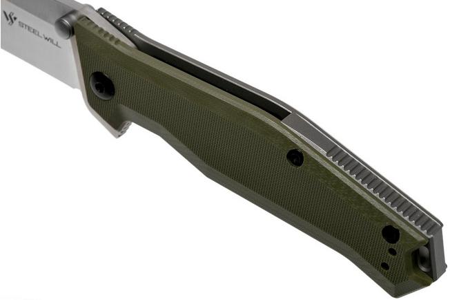 Image for Steel Will Apostate 1152 OD Green, Satin pocket knife
