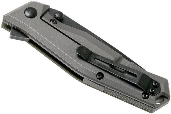 Image for Steel Will Apostate 1157 OD Green, Blackwashed pocket knife