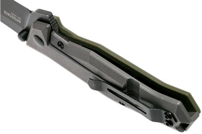 Image for Steel Will Apostate 1157 OD Green, Blackwashed pocket knife