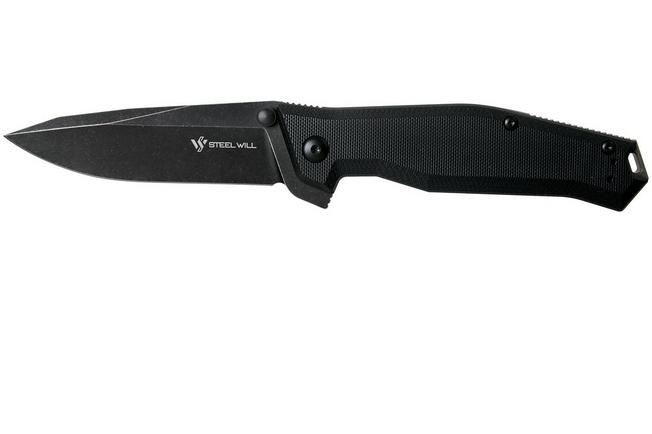 Image for Steel Will Apostate 1159 Black, Blackwashed pocket knife
