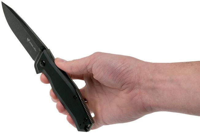 Image for Steel Will Apostate 1159 Black, Blackwashed pocket knife