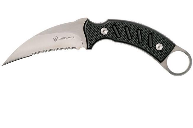 Image for Steel Will Censor 1360S Karambit, serrated