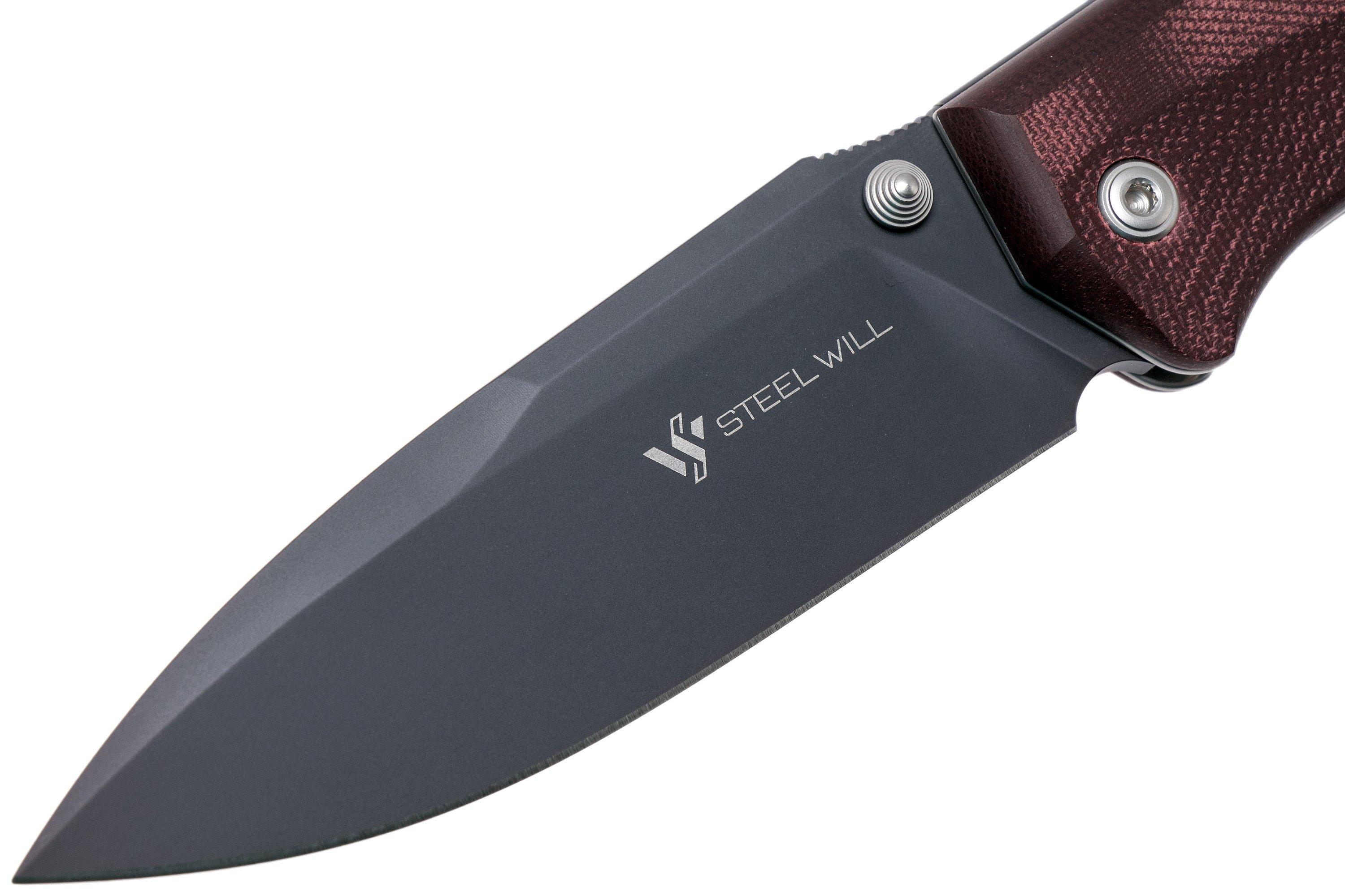 Steel Will Gekko 1505, D2 outdoor pocket knife Advantageously