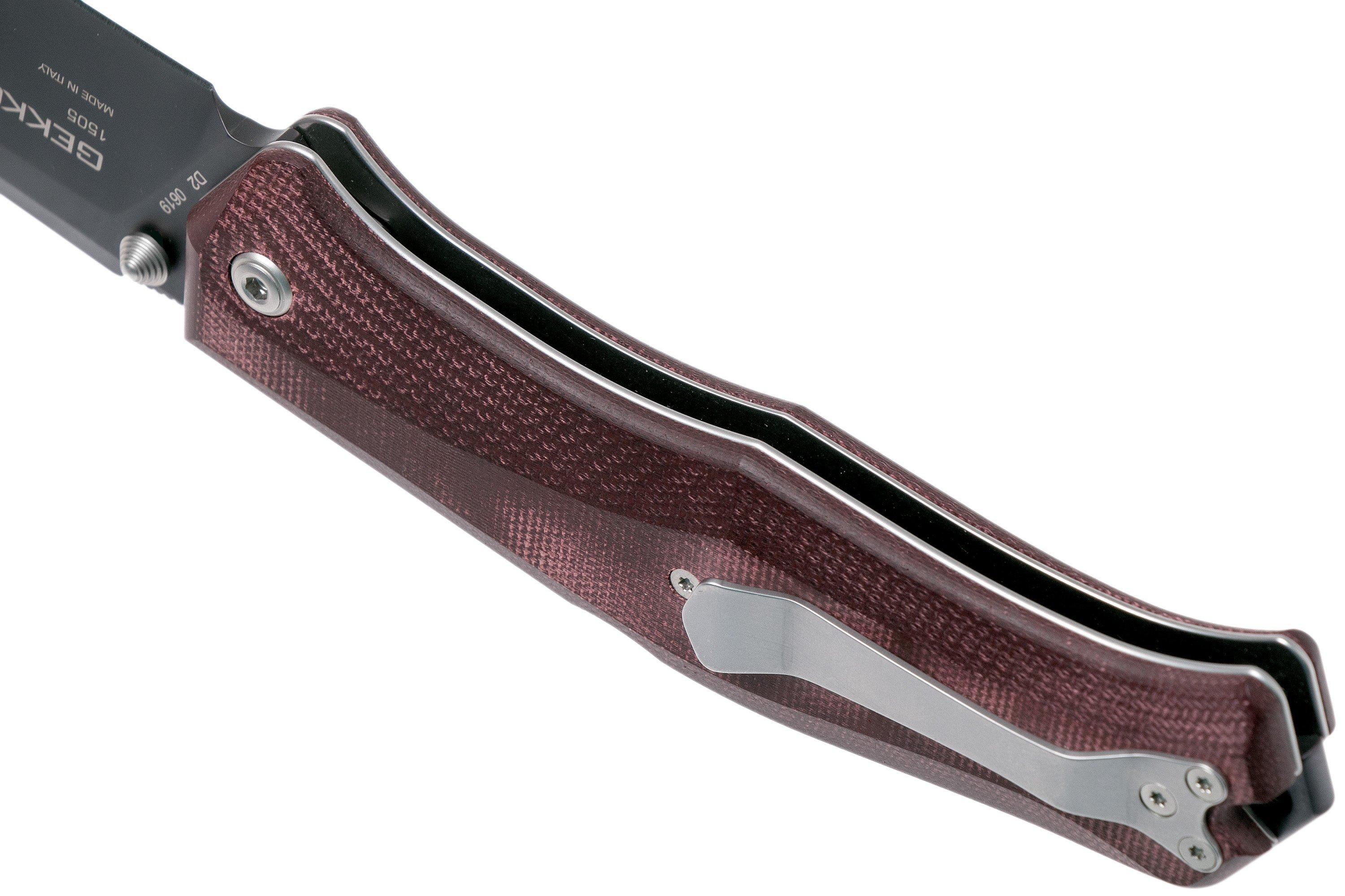 Steel Will Gekko 1505, D2 outdoor pocket knife Advantageously