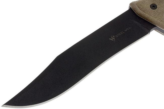 Image for Steel Will Chieftain 1610 fixed knife, green