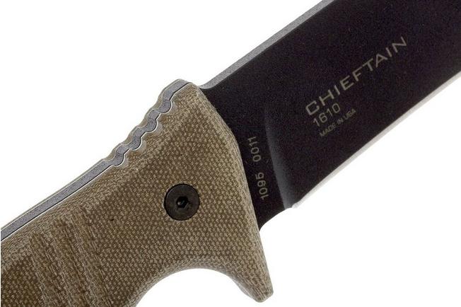 Image for Steel Will Chieftain 1610 fixed knife, green