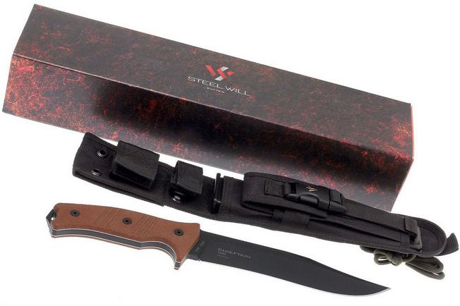Imagen para Steel Will Chieftain 1620 cuchillo fijo, rojo