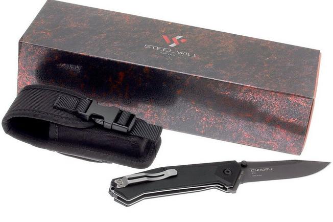 Image for Steel Will Onrush 612 pocket knife, drop-point