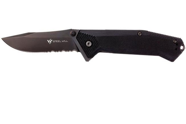 Image for Steel Will Onrush 632S pocket knife, half serrated