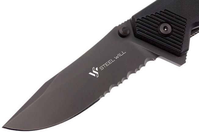 Image for Steel Will Onrush 632S pocket knife, half serrated