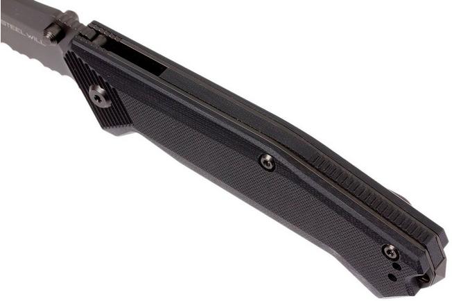 Image for Steel Will Onrush 632S pocket knife, half serrated