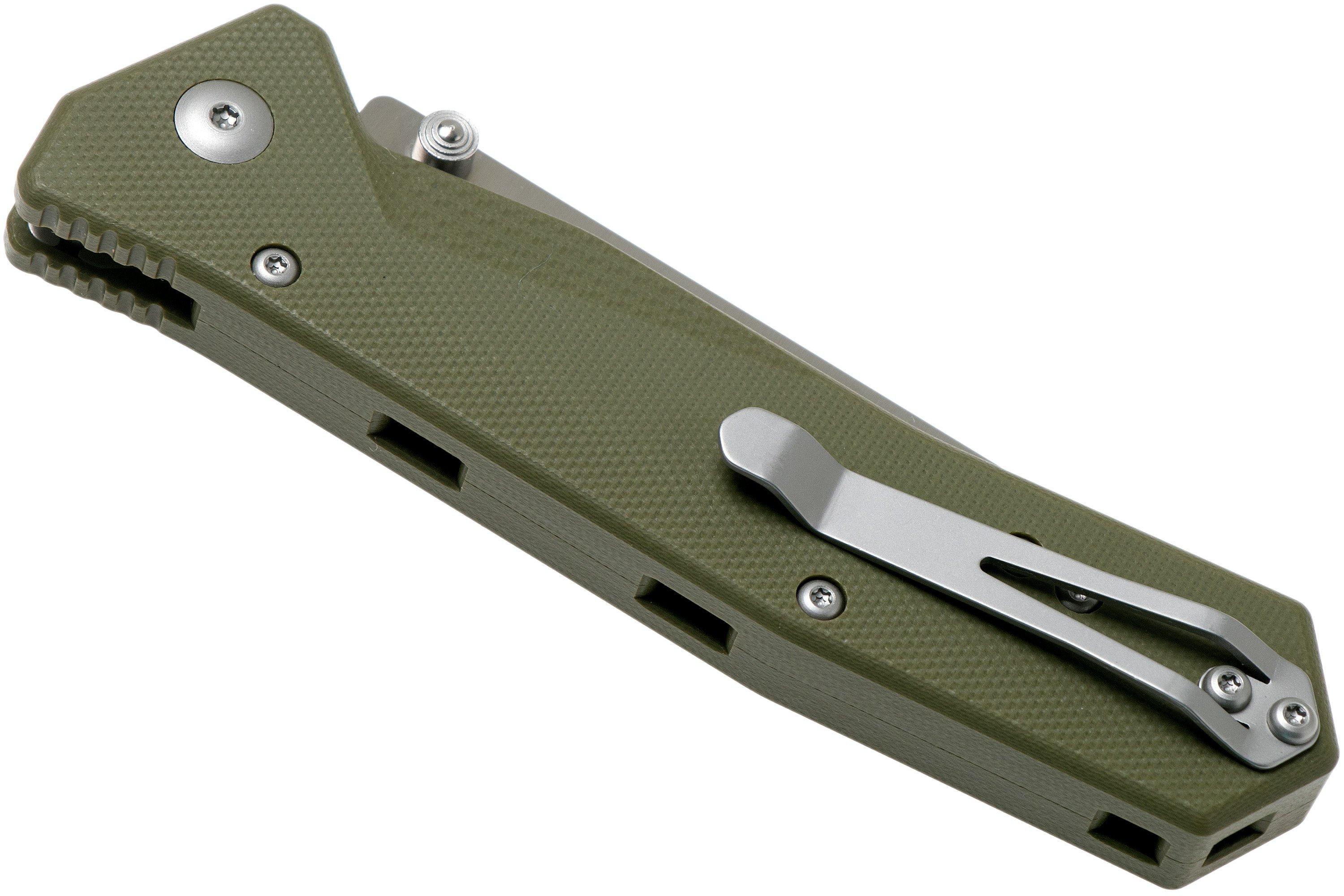 Steel Will Daitengu F11-02 OD-Green G10, Satin, pocket knife ...