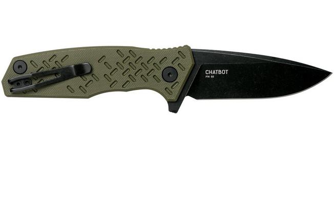 Image pour Steel Will Chatbot F14-33 OD Green, Blackwashed couteau de poche