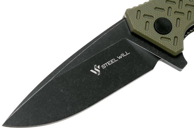 Image pour Steel Will Chatbot F14-33 OD Green, Blackwashed couteau de poche
