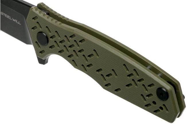 Image pour Steel Will Chatbot F14-33 OD Green, Blackwashed couteau de poche