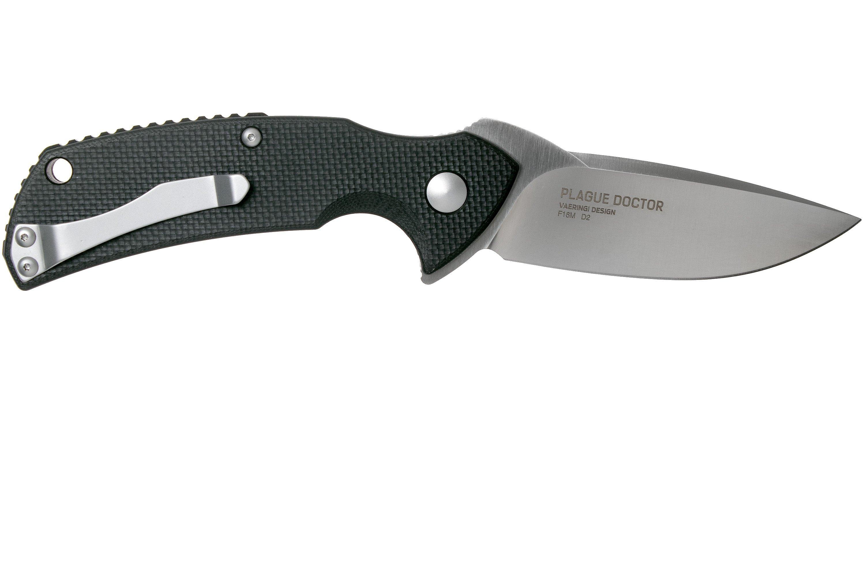 Steel Will Plague Doctor F16-33, OD green black, pocket knife