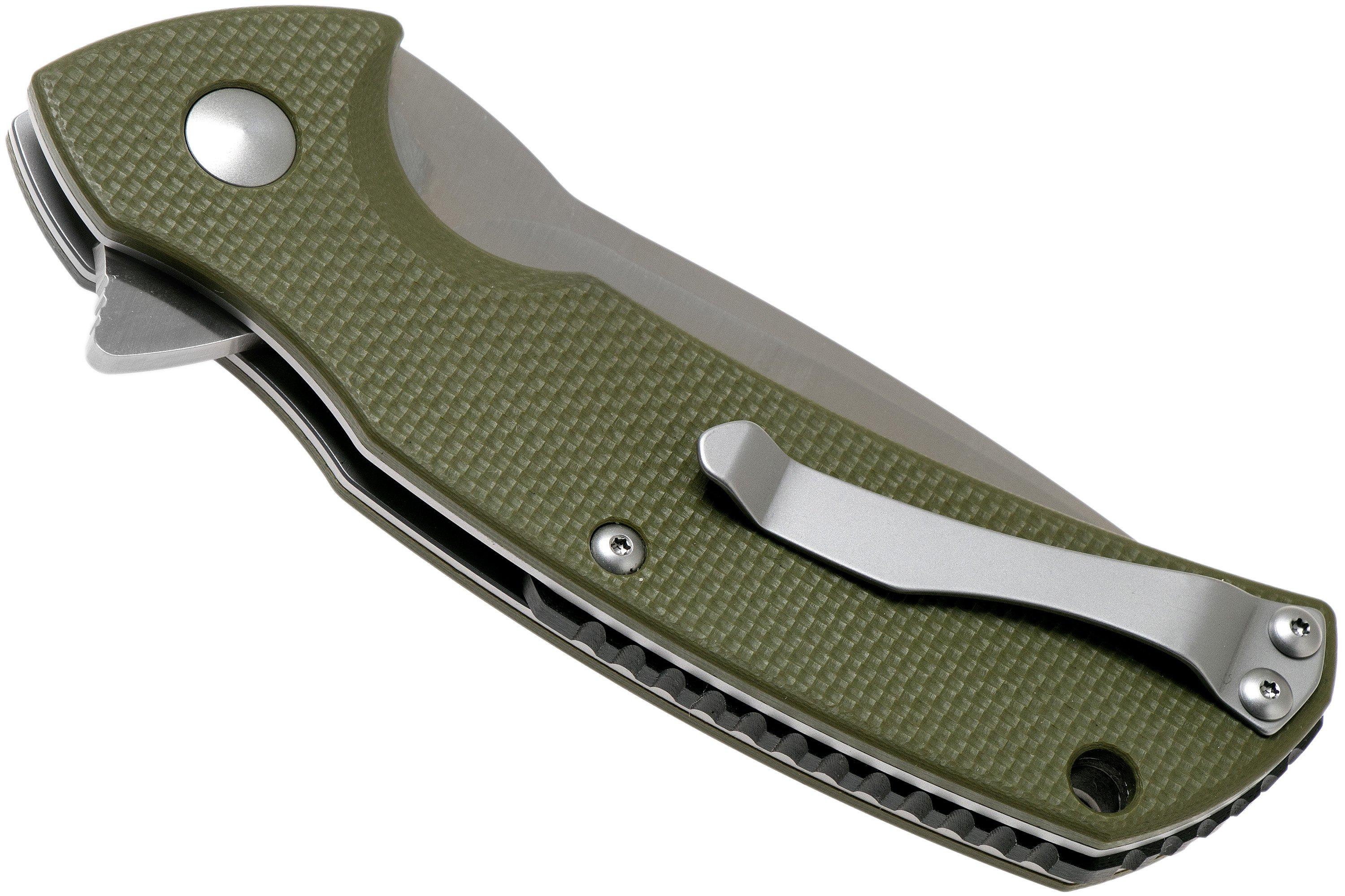 Steel Will Plague Doctor F16M-02, OD green, pocket knife ...