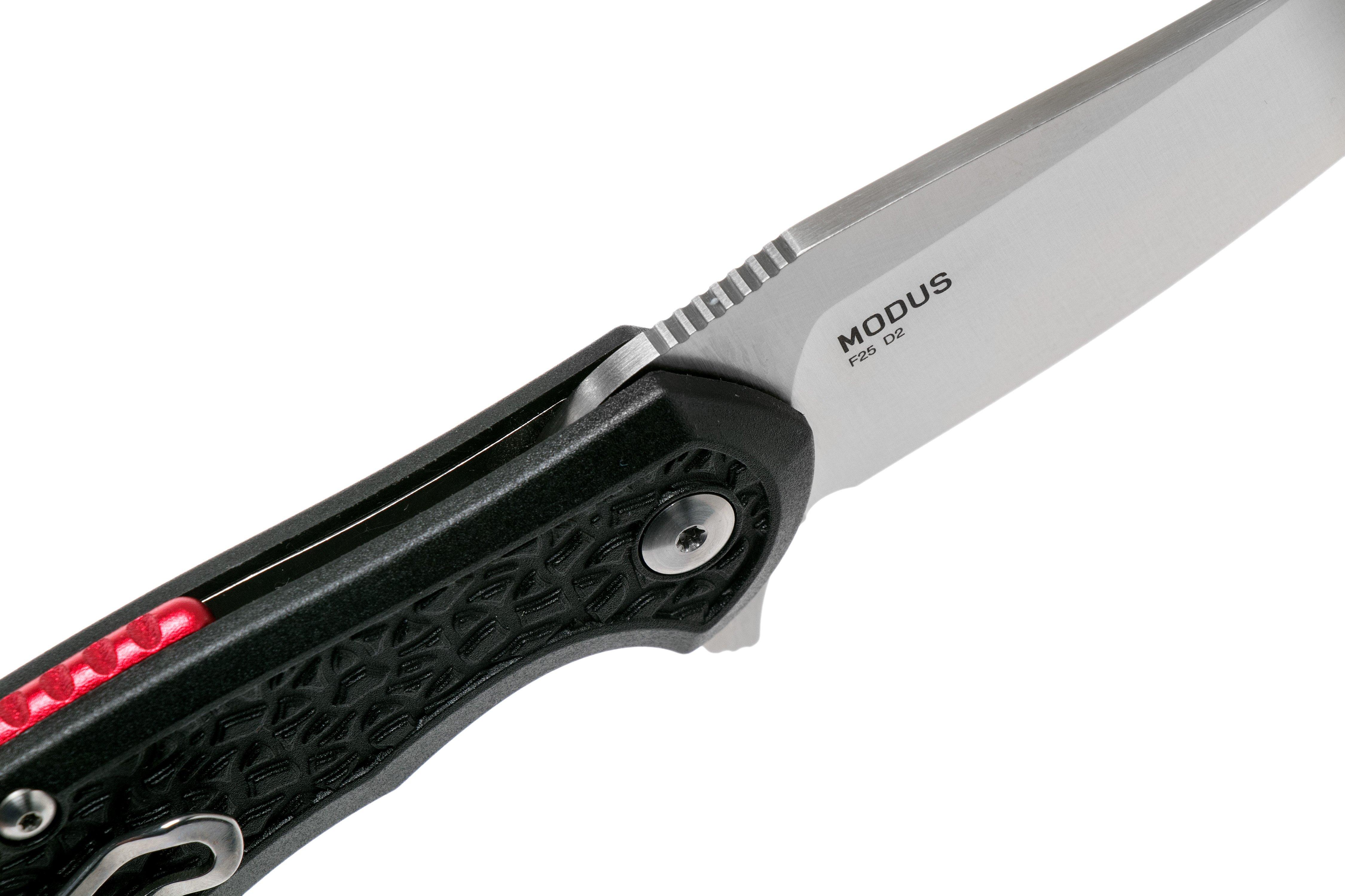 Steel Will Modus F25-14 Black FRN, D2 blade, pocket knife ...