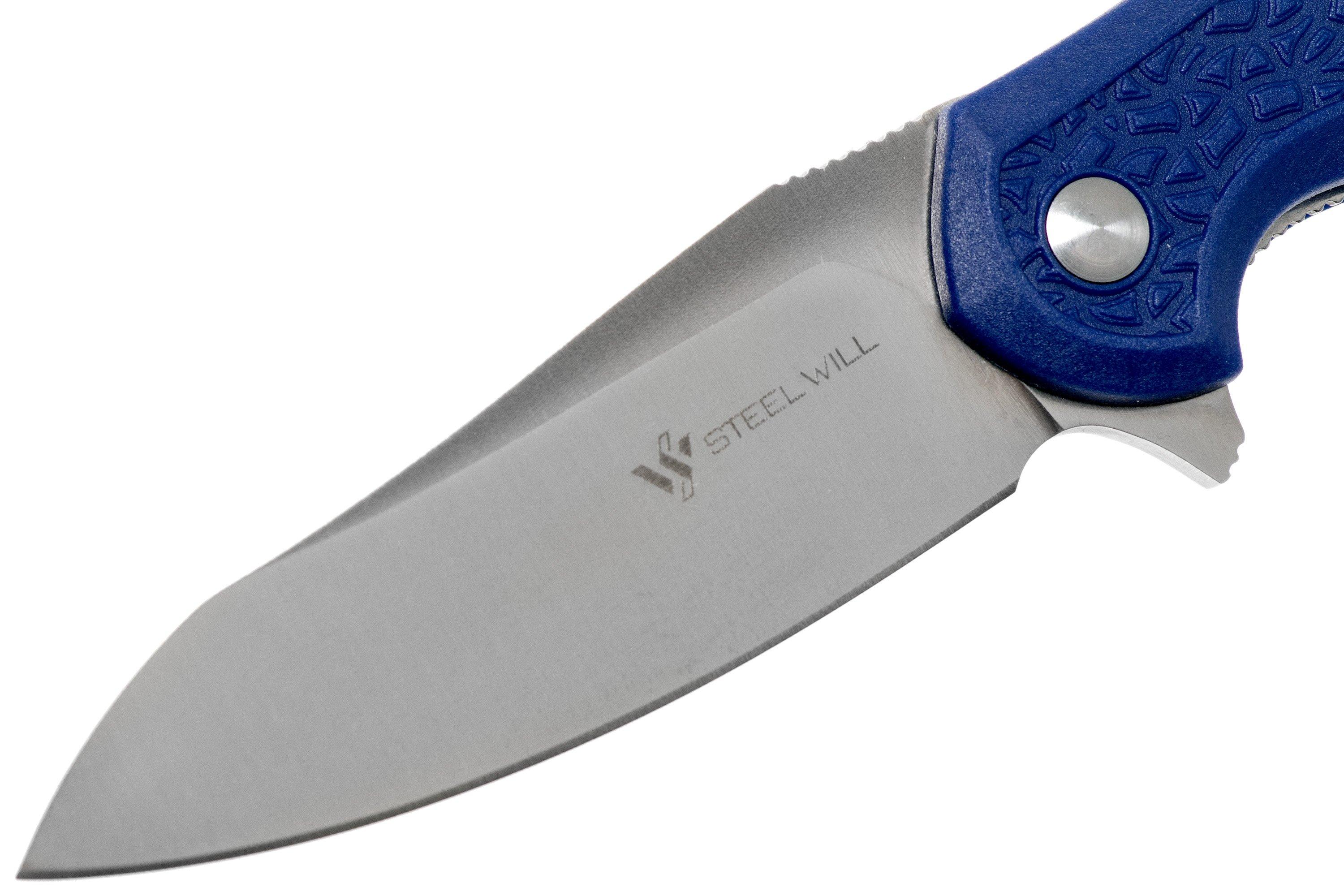 Steel Will Modus F25-15 Blue FRN, D2 blade, pocket knife ...