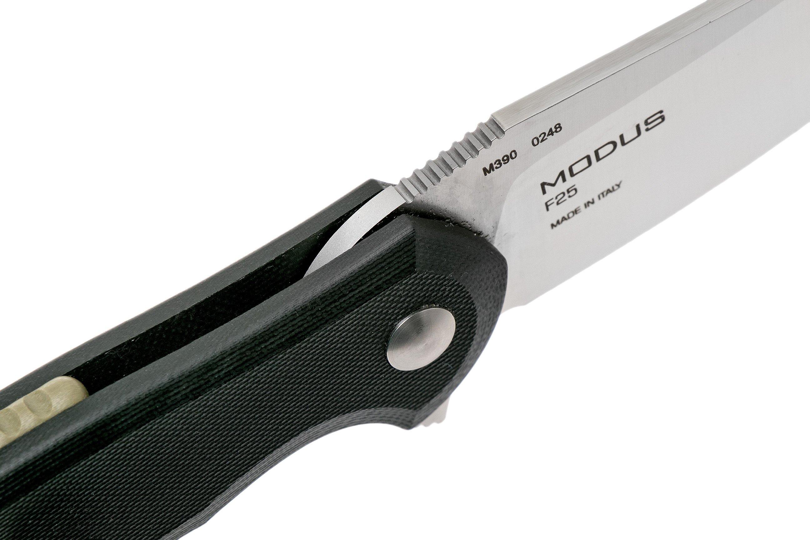Steel Will Modus F25-31 Black G10, M390 blade, pocket knife ...