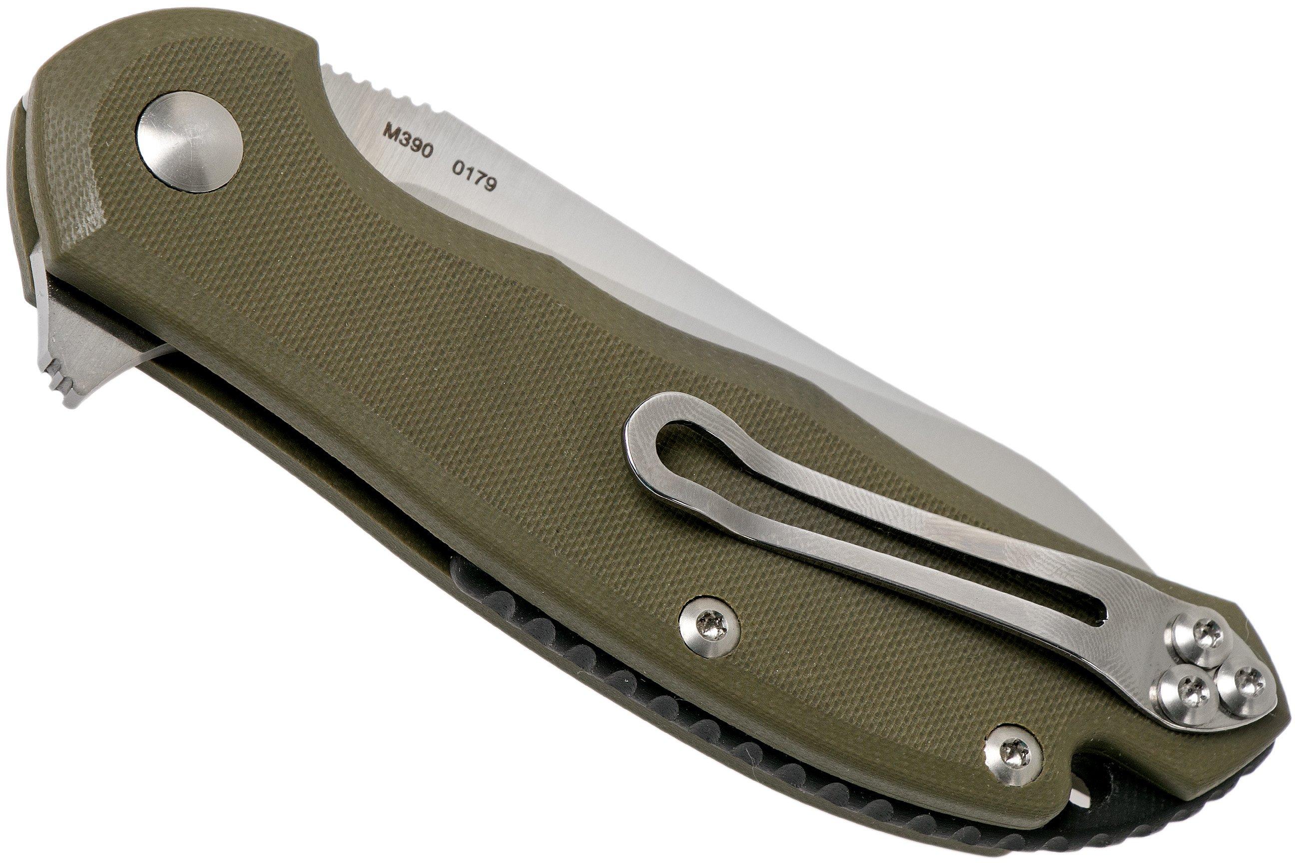 Steel Will Modus F25-32 Green G10, M390 blade, pocket knife ...