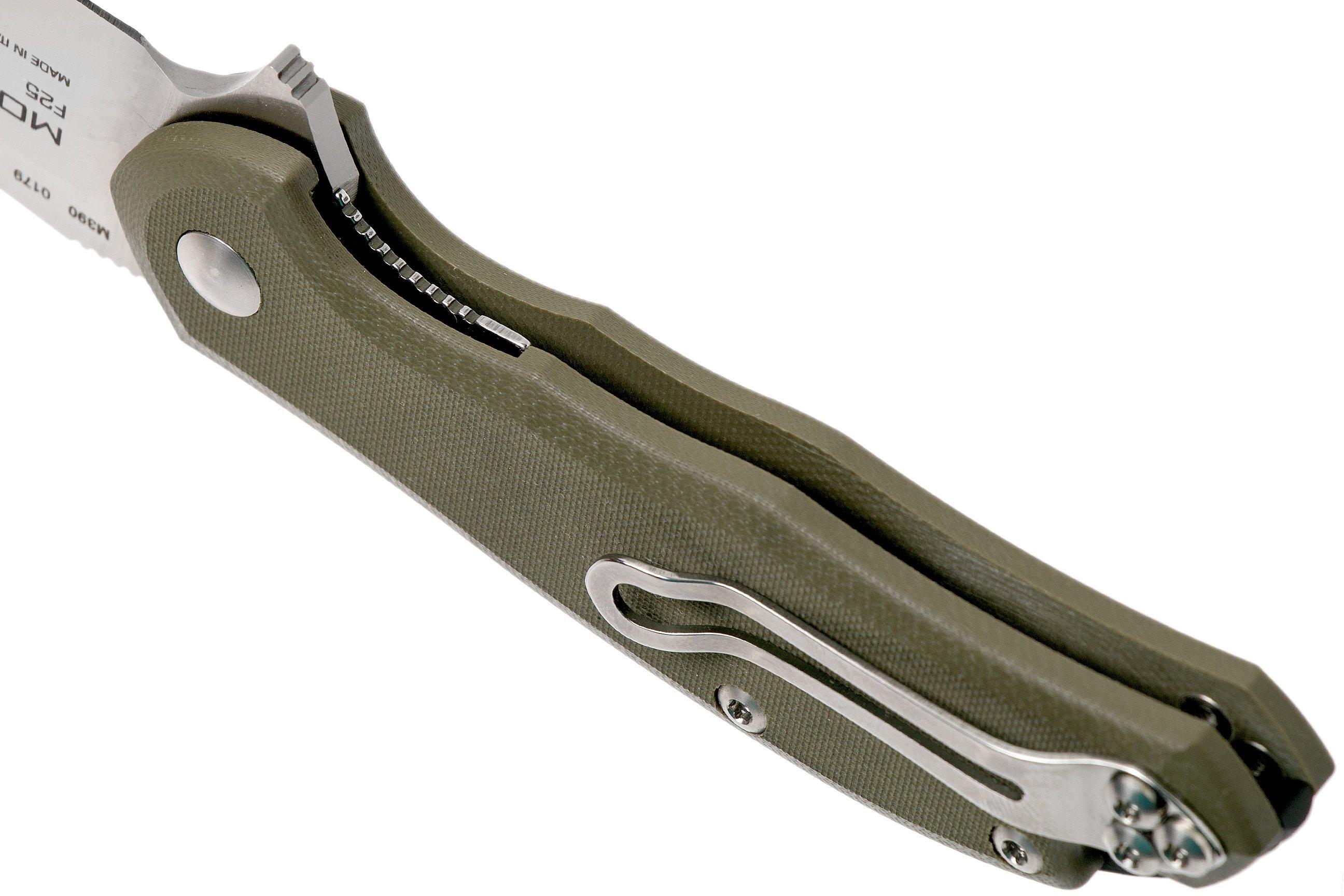 Steel Will Modus F25-32 Green G10, M390 blade, pocket knife ...