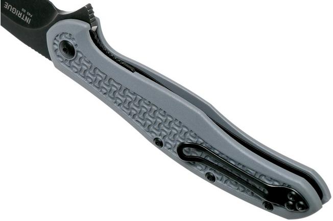 Image for Steel Will Intrigue F45-15 Blackwashed Grey FRN pocket knife