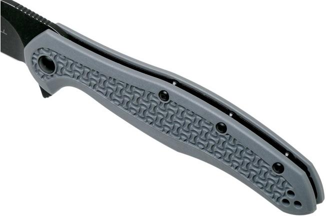 Image for Steel Will Intrigue F45-15 Blackwashed Grey FRN pocket knife