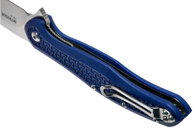 Imagen para Steel Will Intrigue F45-17 Blue FRN, Red Standoffs, navaja