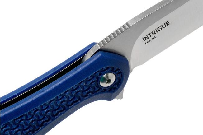 Imagen para Steel Will Intrigue F45-17 Blue FRN, Red Standoffs, navaja