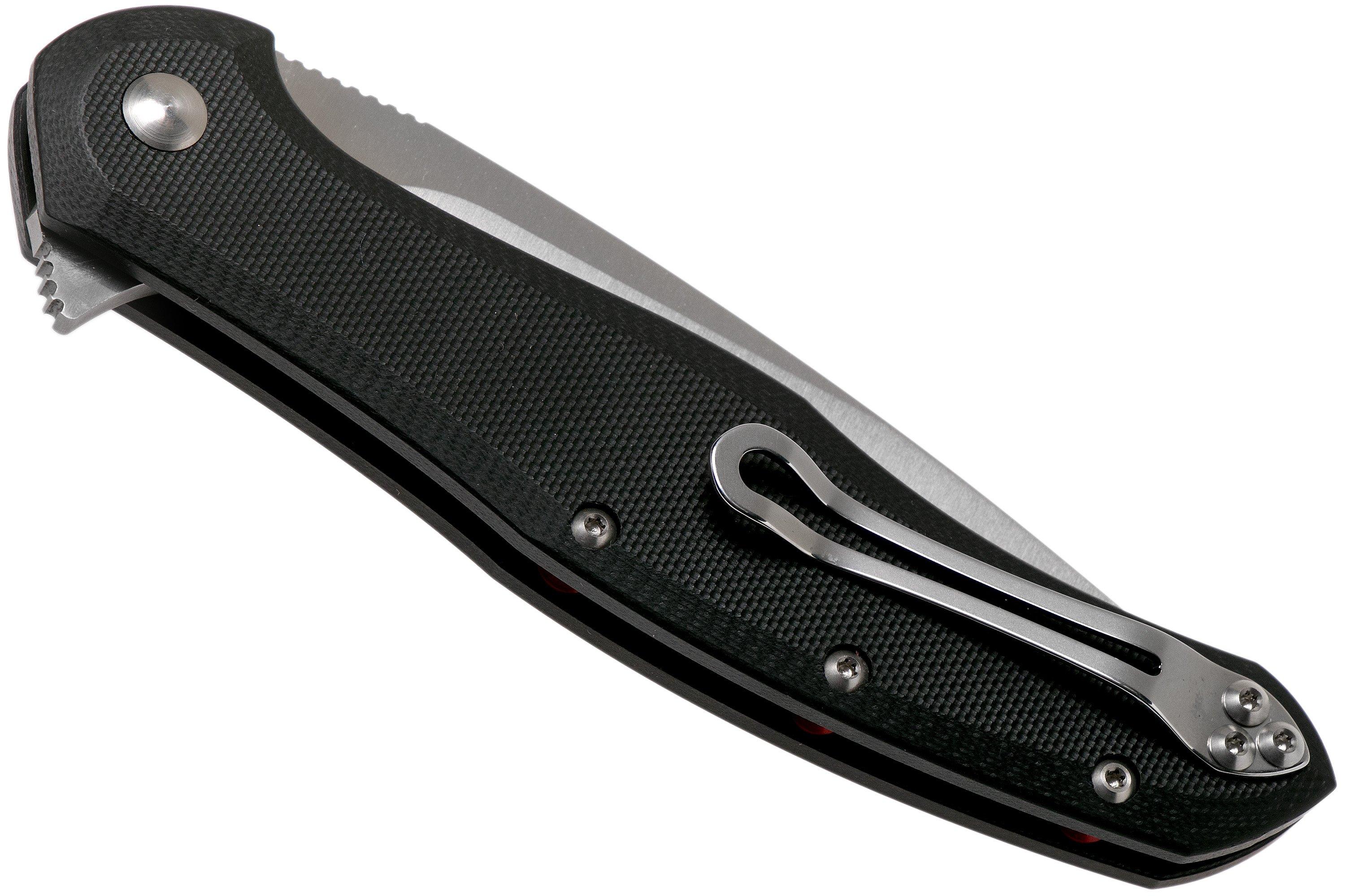 Steel Will Intrigue F45-31 M390 Black G10 pocket knife | Advantageously ...