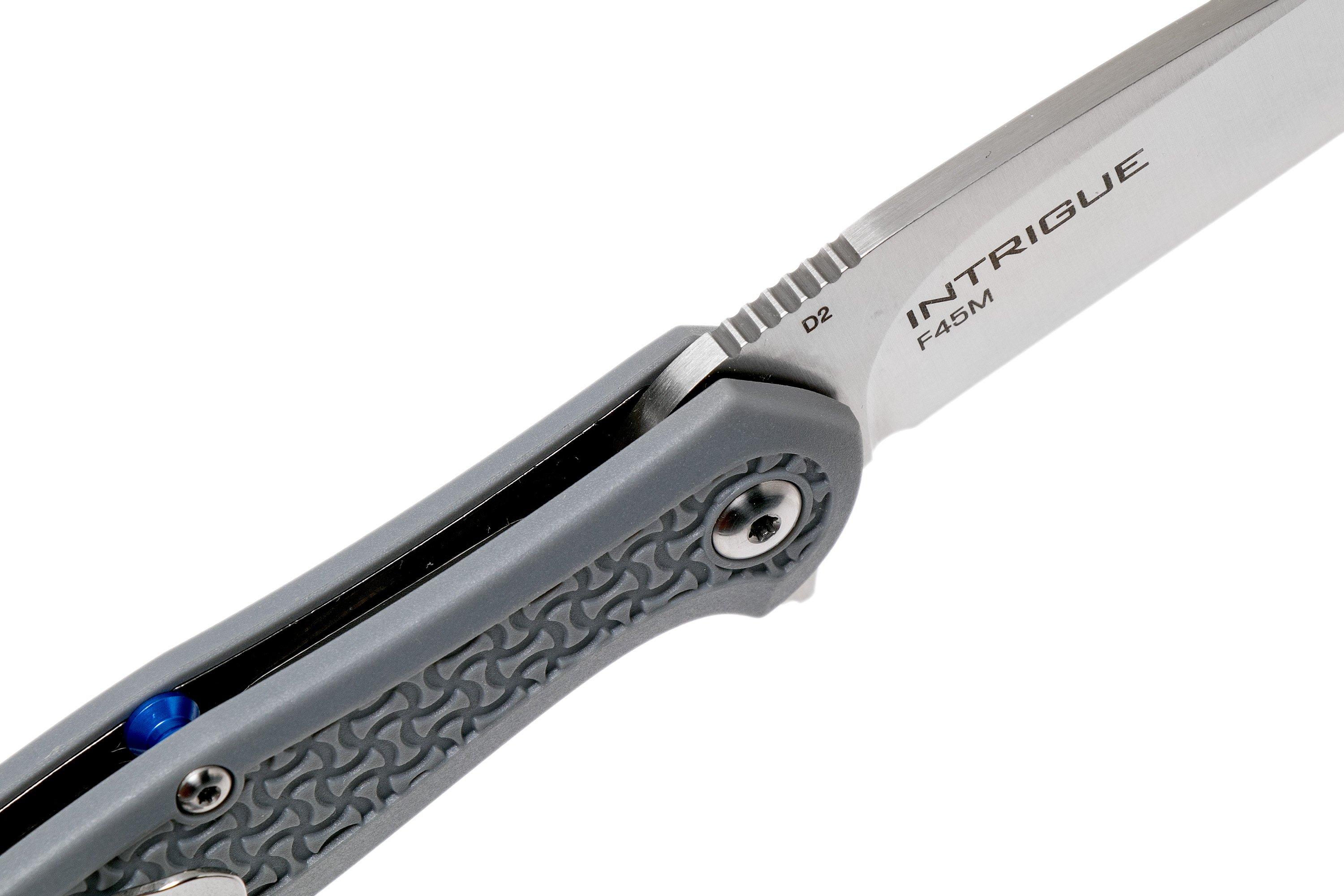 Steel Will Intrigue F45M-14 Grey FRN pocket knife | Advantageously ...