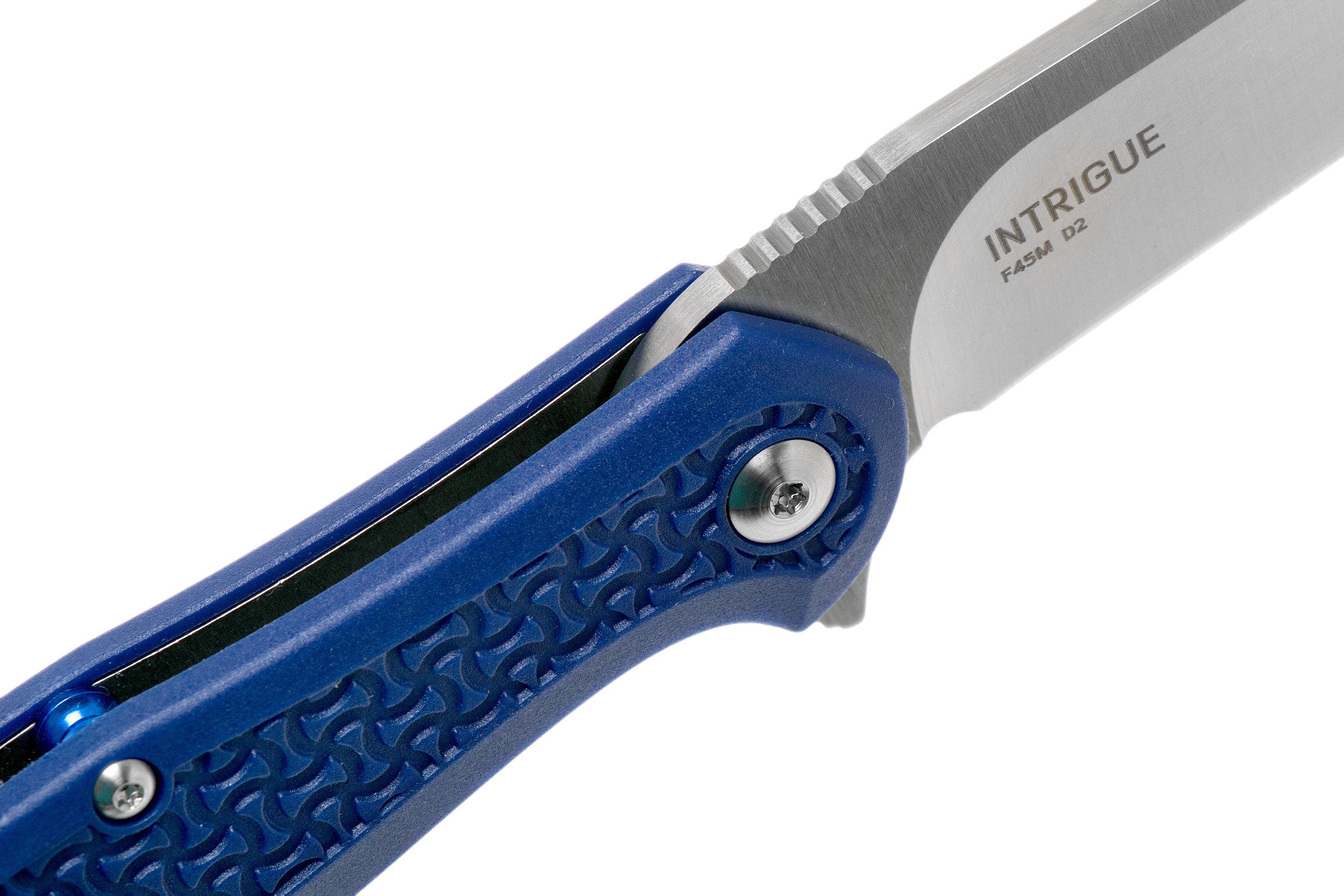 Steel Will Intrigue F45M16 Blue FRN, Blue Standoffs, pocket knife