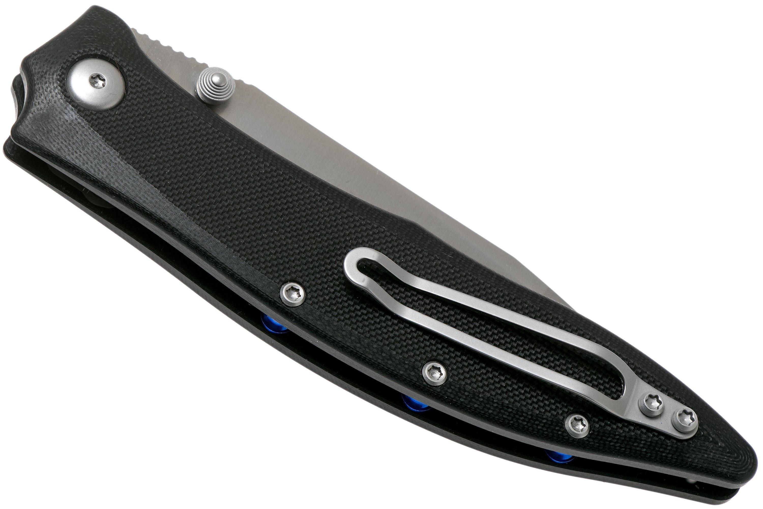 Steel Will Gienah F5301 Black, Satin pocket knife Advantageously
