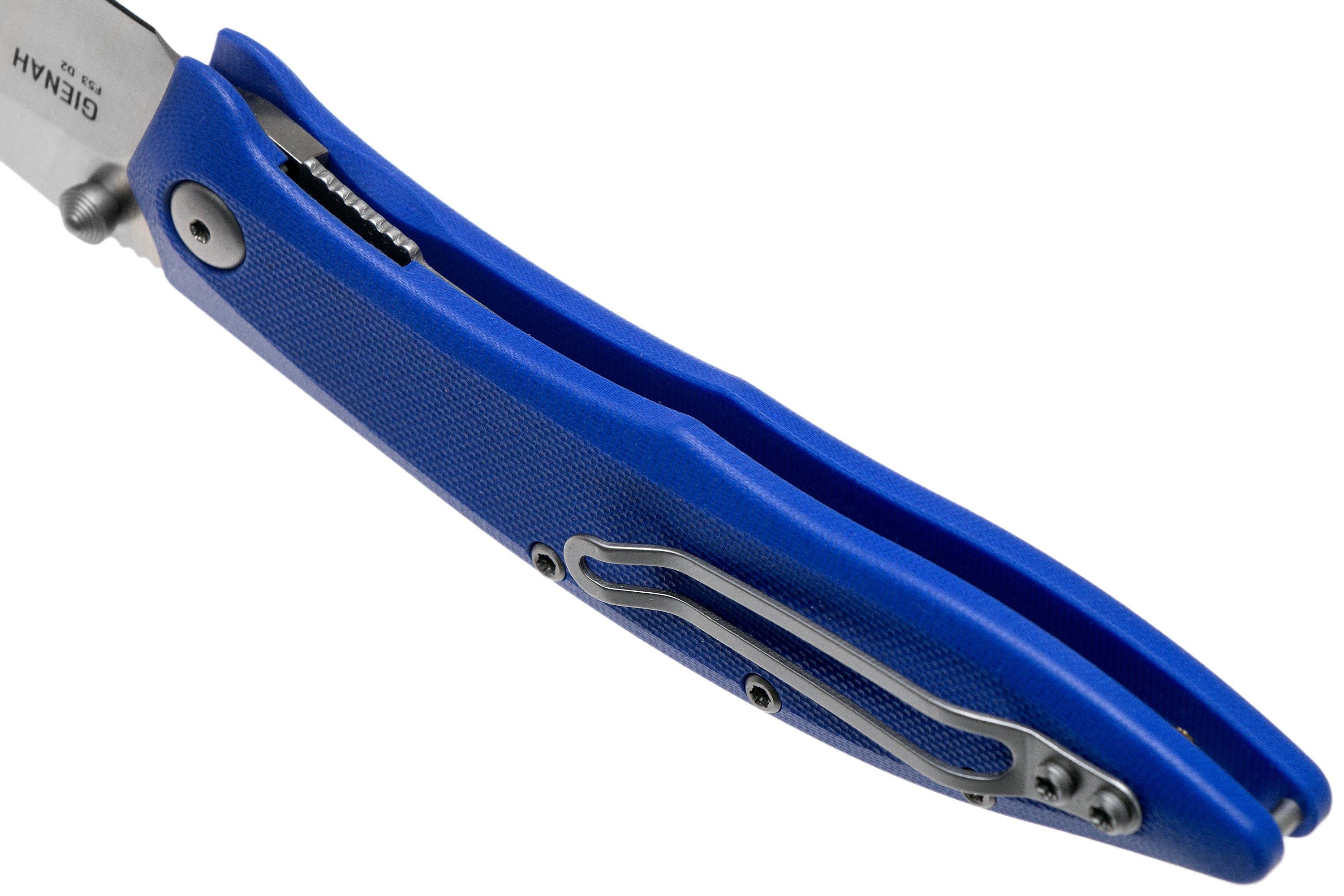 Steel Will Gienah F53-13 Blue, Satin pocket knife | Advantageously ...
