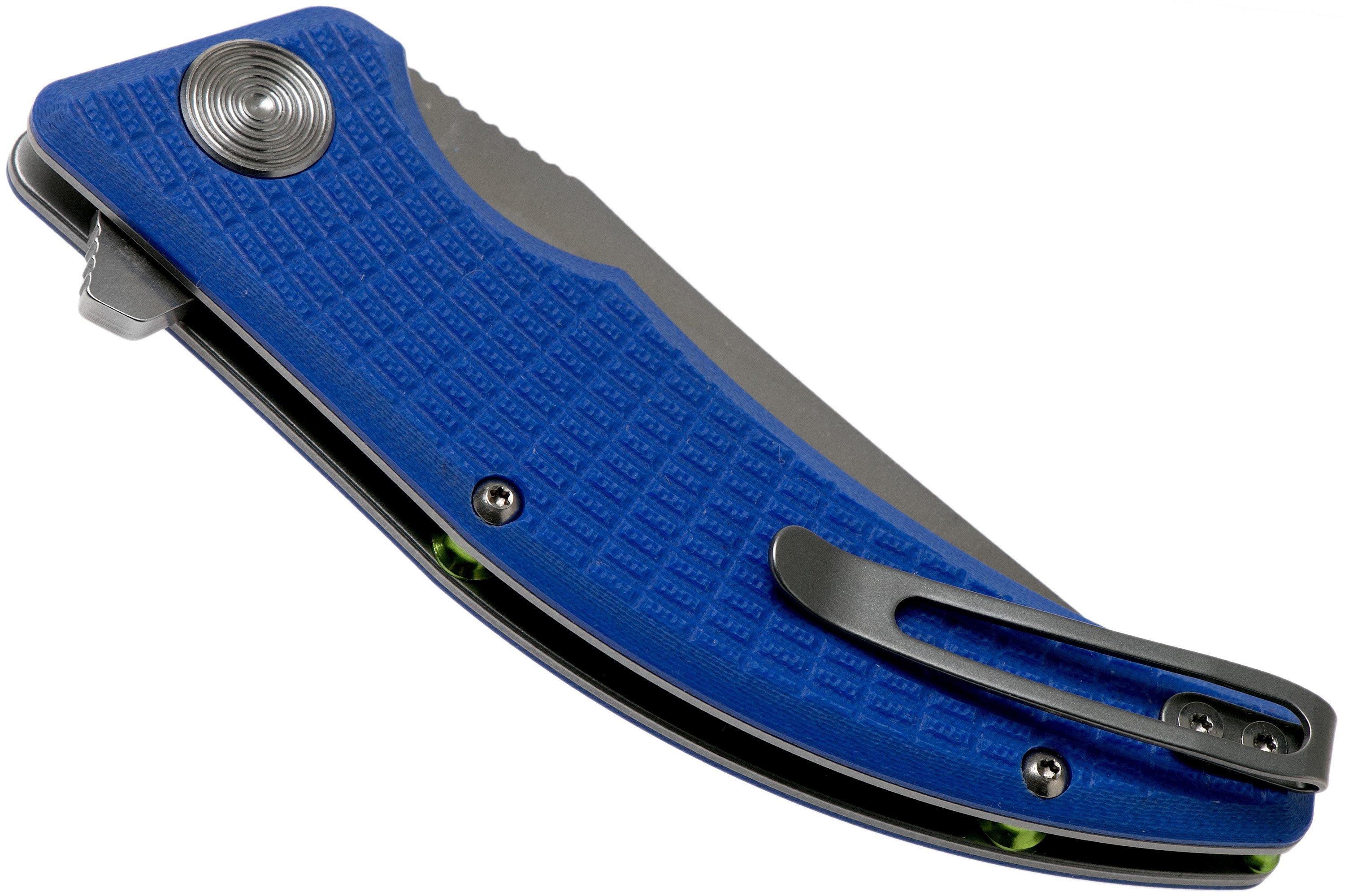 Steel Will Sargas F60-11 Satin-Blue pocket knife | Advantageously ...