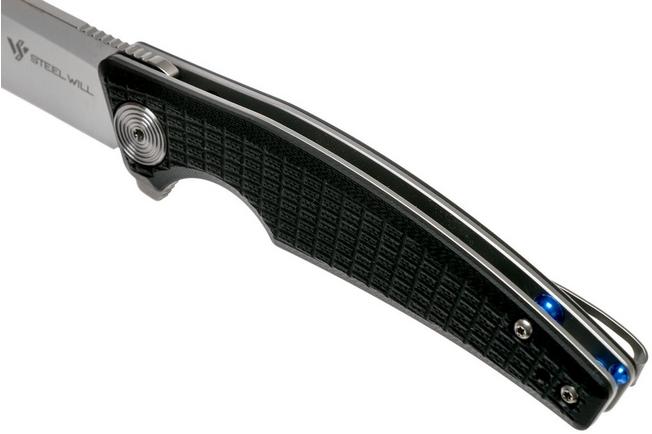 Imagen para Steel Will Shaula F61-10 Black, Satin navaja
