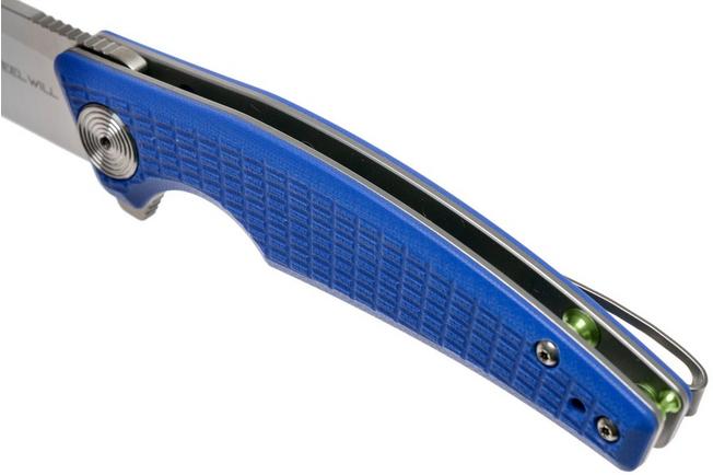 Bild für Steel Will Shaula F61-11 Blue, Satin Taschenmesser