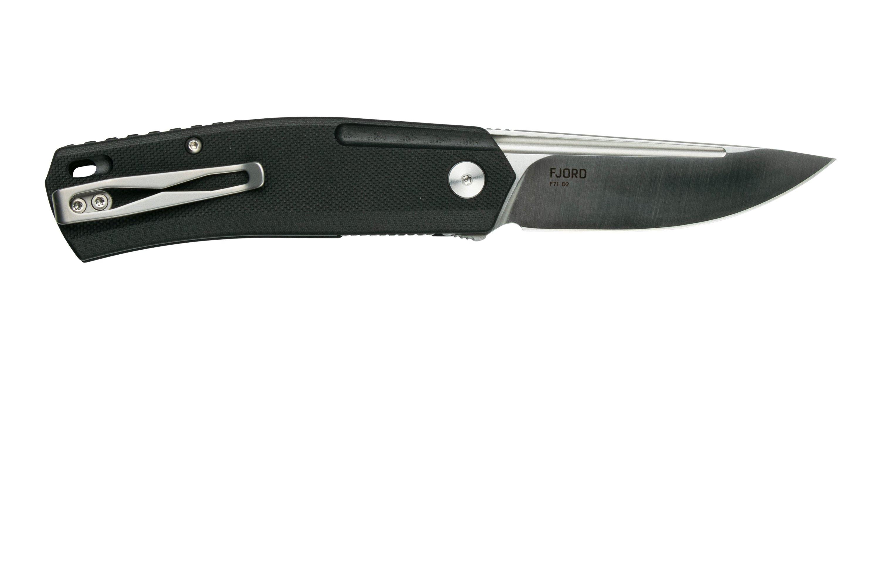 Steel Will Fjord F71-01, black, pocket knife | Advantageously shopping ...