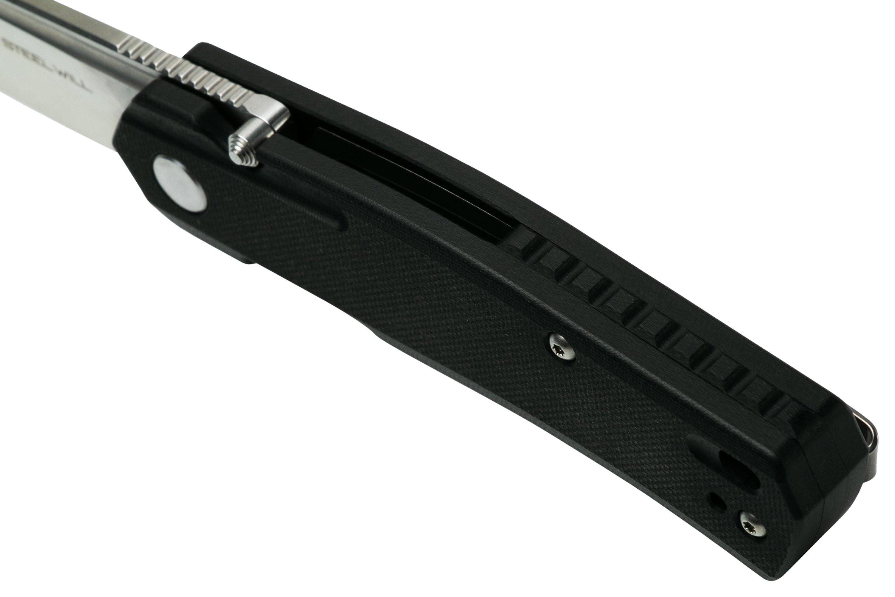 Steel Will Fjord F71-01, black, pocket knife | Advantageously shopping ...