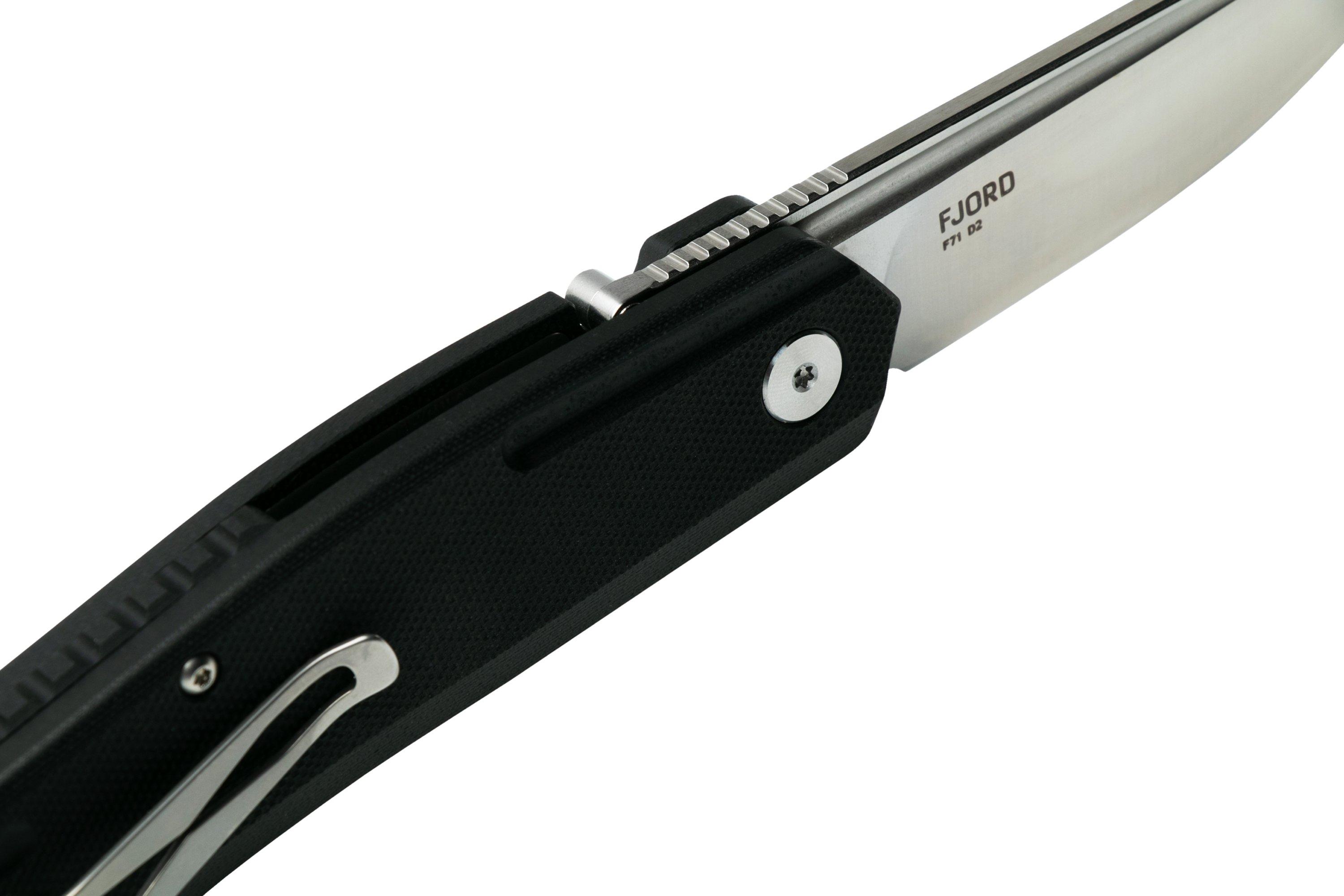 Steel Will Fjord F71-01, black, pocket knife | Advantageously shopping ...
