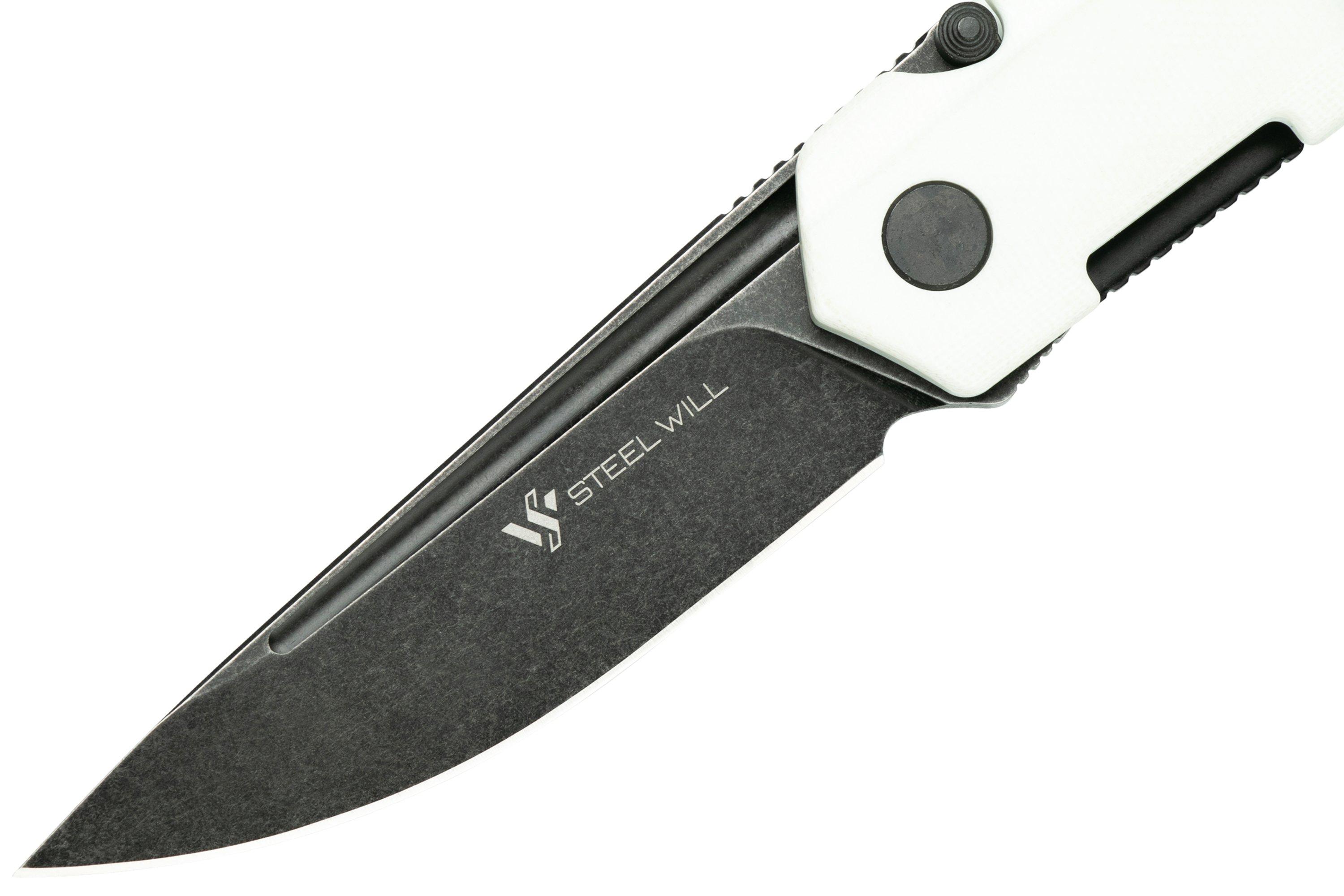 Steel Will Fjord F71-21, white, pocket knife | Advantageously shopping ...