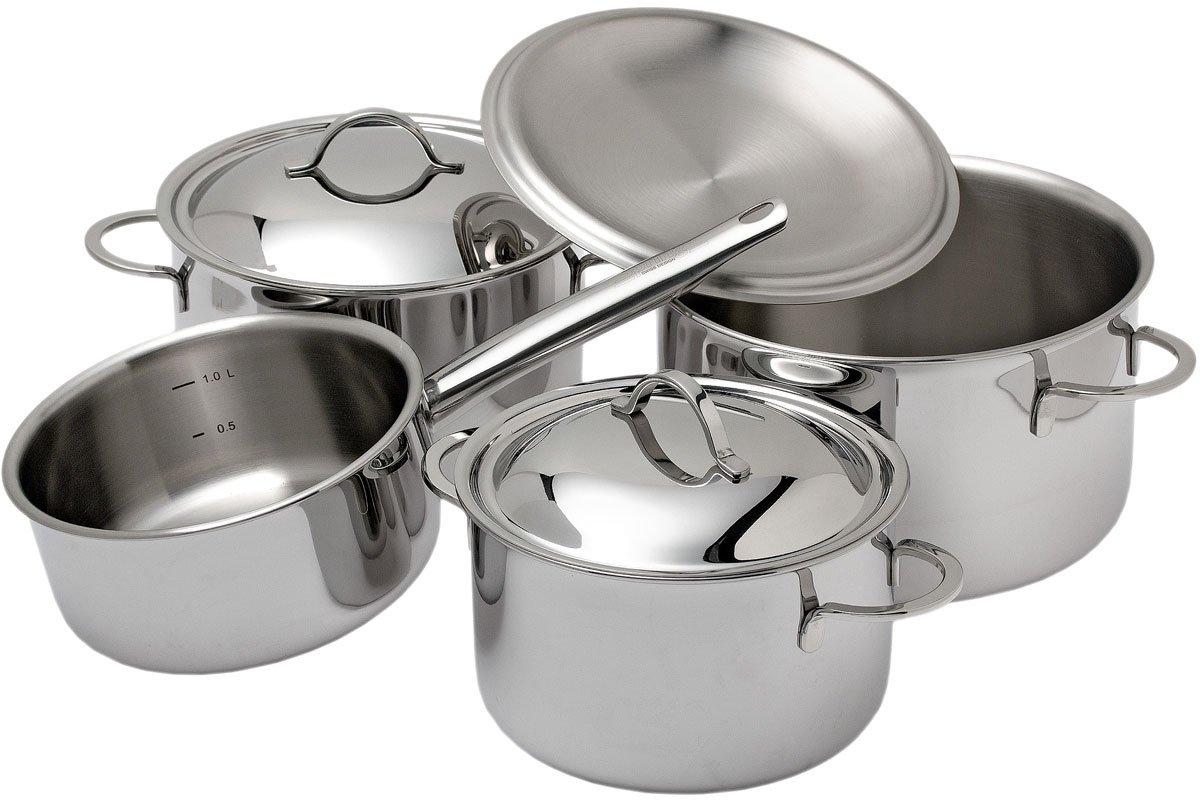 Spring Cristal Starter Set, 4 pieces including saucepan