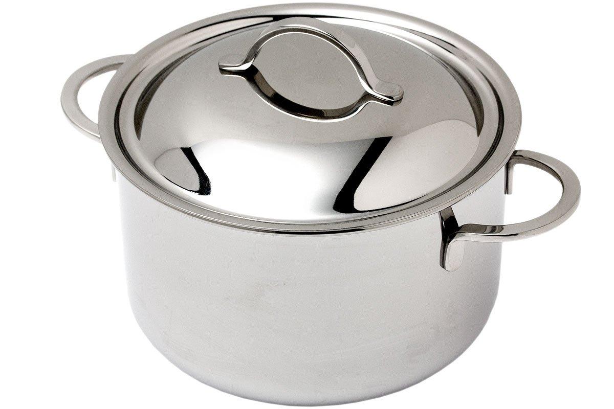 Spring Brigade Premium - Pentola Con Coperchio 18 Cm, Acciaio Inox 5 Strati, Adatta A Induzione, 2,7 L - 4