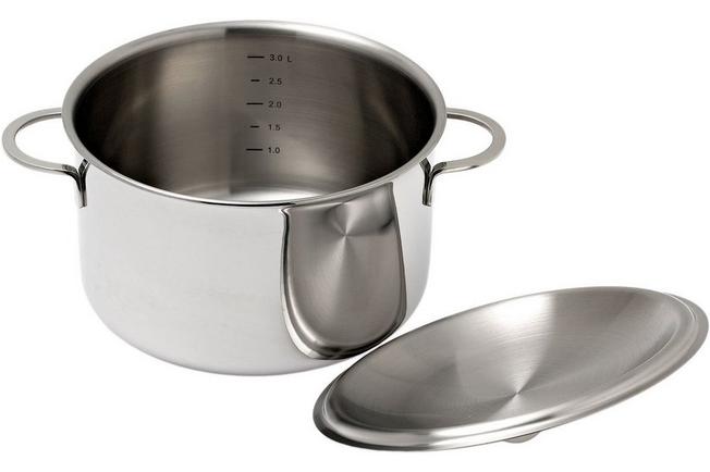 Deep pot 20 cm Stainless Steel