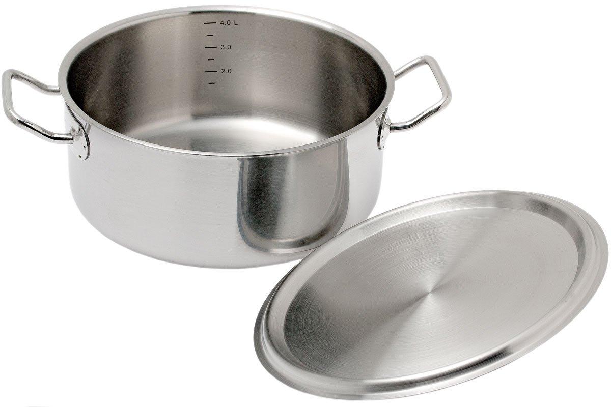 Spring Brigade Premium Stielkasserolle Nieder Mit Deckel 20 Cm, 2,7L | Günstiger Shoppen Bei