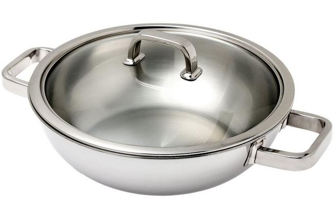 procedure Maak plaats Om te mediteren Spring Finesse wok met deksel 30 cm, 5,0L | Voordelig kopen bij  knivesandtools.be